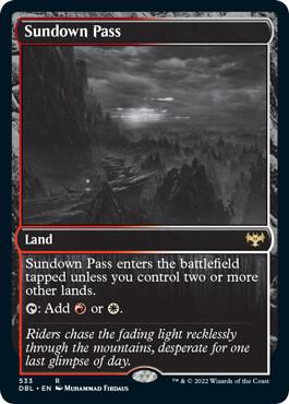Sundown Pass 533/534 (Innistrad: Double Feature)  - Foil | Good Games Modbury