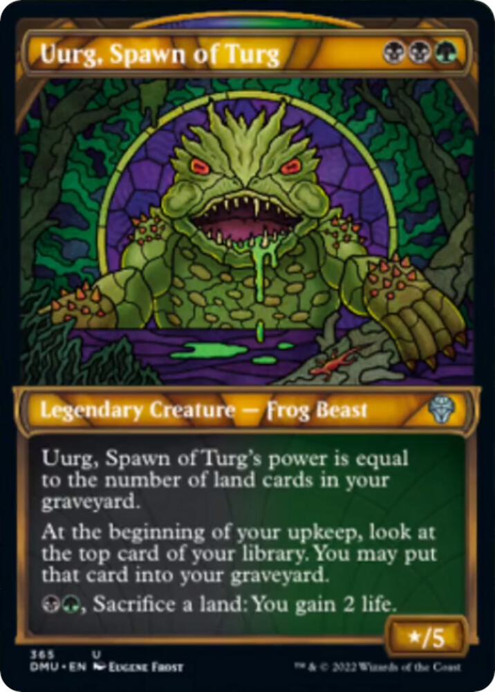 Uurg Spawn of Turg Textured Foil 365/281 (Dominaria United)  - Foil | Good Games Modbury