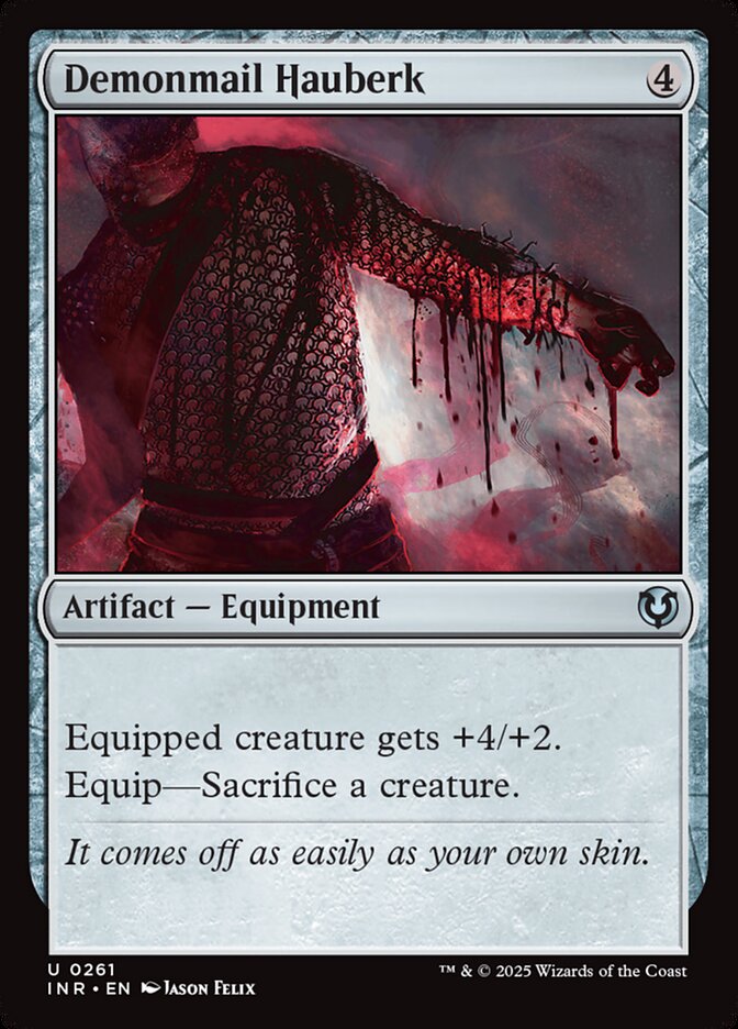 Demonmail Hauberk 261/287 (Innistrad Remastered)  - Foil | Good Games Modbury