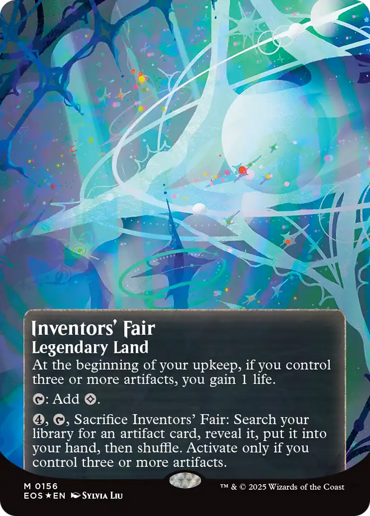 Inventors' Fair (0156) (Borderless) (Galaxy Foil) [Edge of Eternities: Stellar Sights] | Good Games Modbury