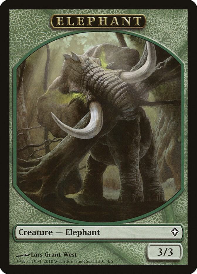 Elephant Token 4 (Worldwake)  | Good Games Modbury