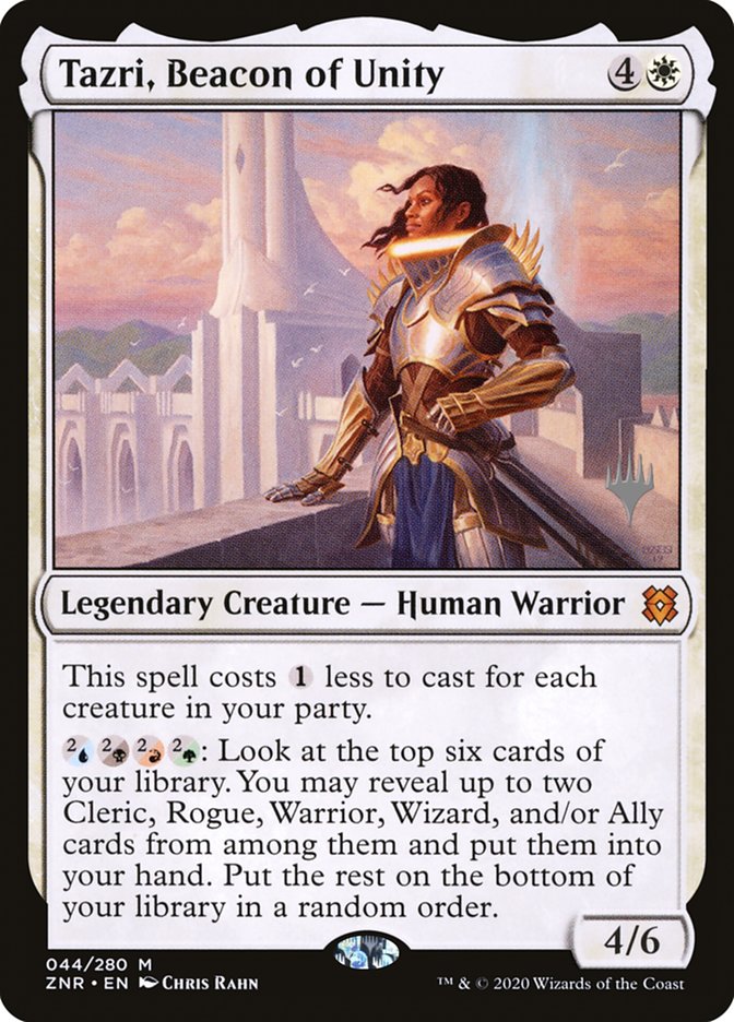 Tazri, Beacon of Unity (Promo Pack) [Zendikar Rising Promos] | Good Games Modbury