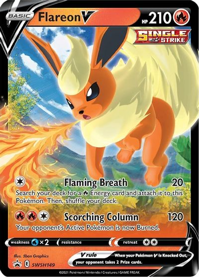 Flareon V (SWSH149) [Sword & Shield: Black Star Promos] | Good Games Modbury