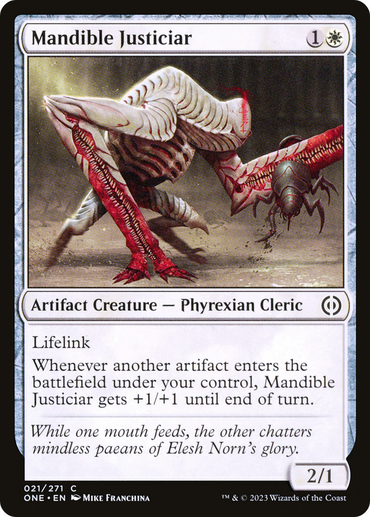 Mandible Justiciar [Phyrexia: All Will Be One] | Good Games Modbury