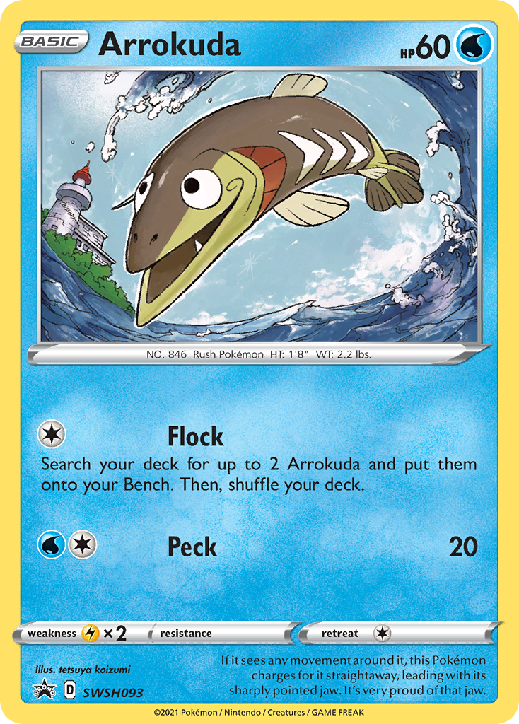 Arrokuda (SWSH093) [Sword & Shield: Black Star Promos] | Good Games Modbury