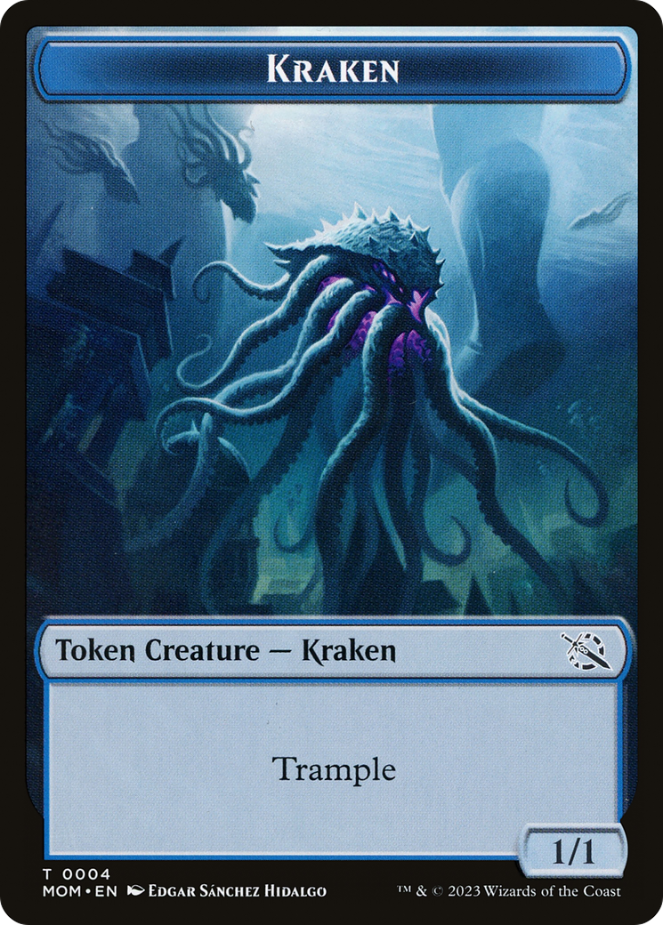 Soldier // Kraken Double-Sided Token [March of the Machine Tokens] | Good Games Modbury