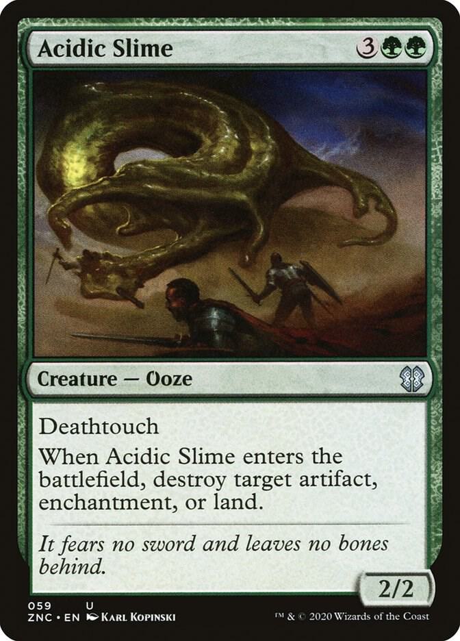Acidic Slime 59/142 (Commander: Zendikar Rising)  | Good Games Modbury