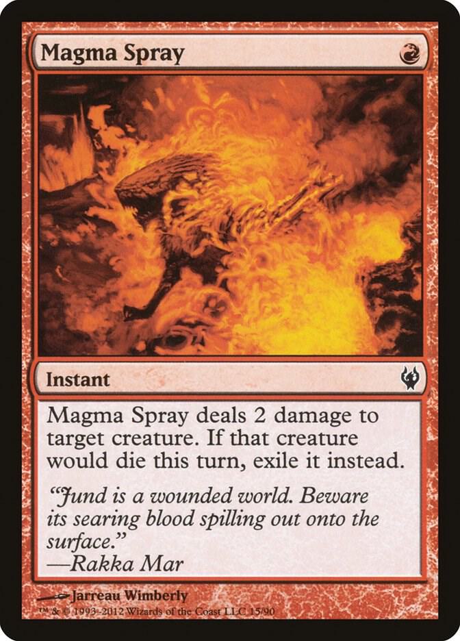 Magma Spray 15/90 (Duel Decks: Izzet vs. Golgari)  | Good Games Modbury