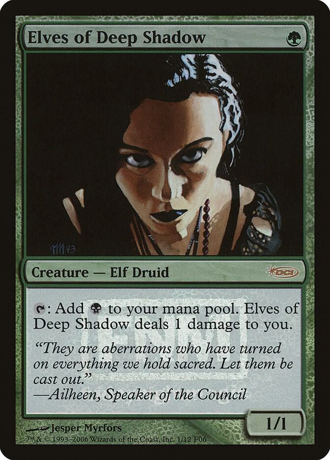 Elves of Deep Shadow 1/12 (FNM Promos)  - Foil | Good Games Modbury