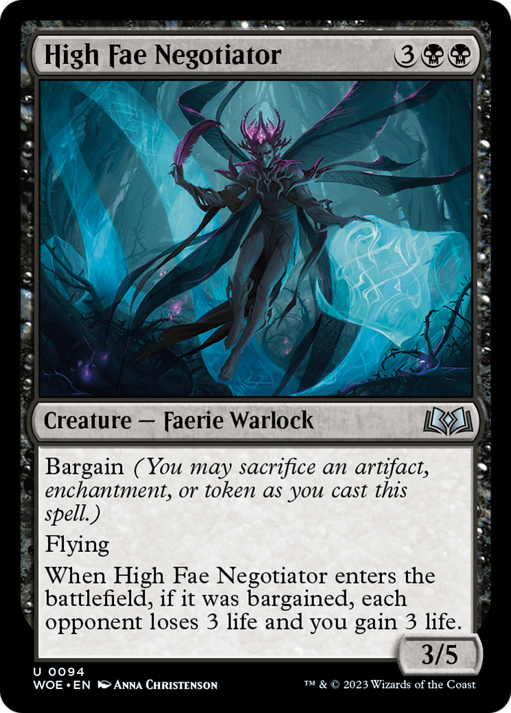 High Fae Negotiator [Wilds of Eldraine] | Good Games Modbury