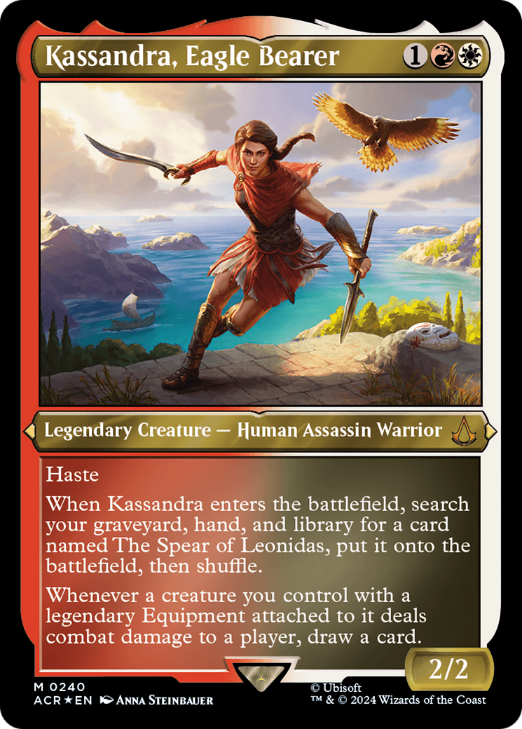 Kassandra, Eagle Bearer (Foil Etched) [Assassin's Creed] | Good Games Modbury