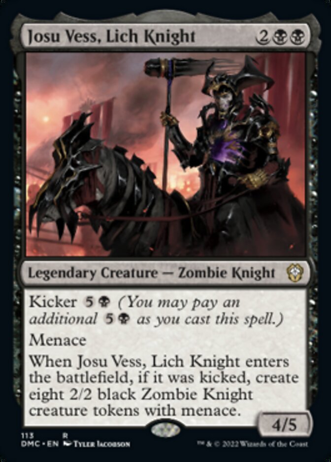 Josu Vess, Lich Knight [Dominaria United Commander] | Good Games Modbury