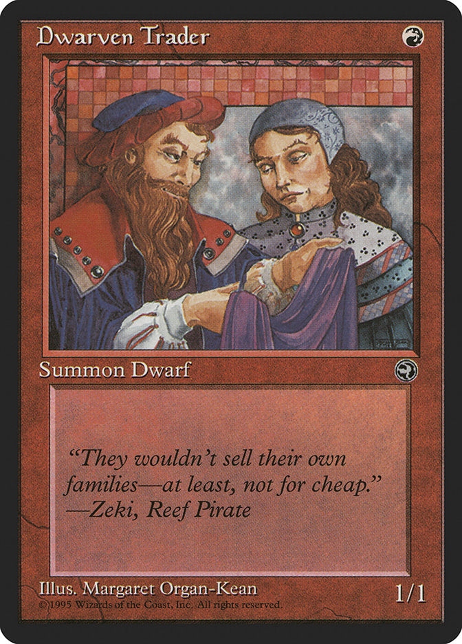 Dwarven Trader (Zeki Flavor Text) [Homelands] | Good Games Modbury