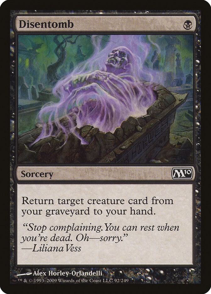 Disentomb 92 (Magic 2010 (M10))  - Foil | Good Games Modbury