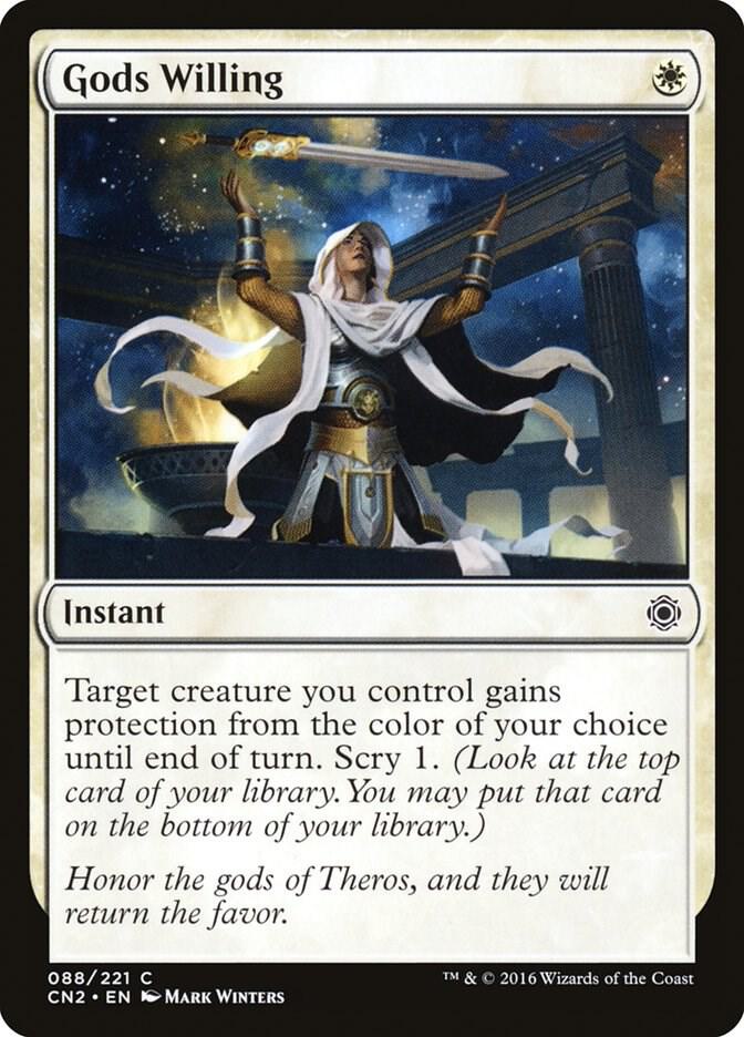 Gods Willing 88/221 (Conspiracy: Take the Crown)  - Foil | Good Games Modbury