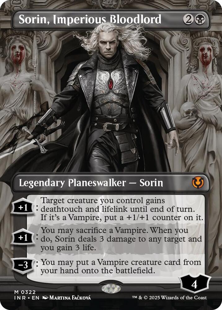Sorin, Imperious Bloodlord 322/287 (Innistrad Remastered)  - Borderless | Good Games Modbury