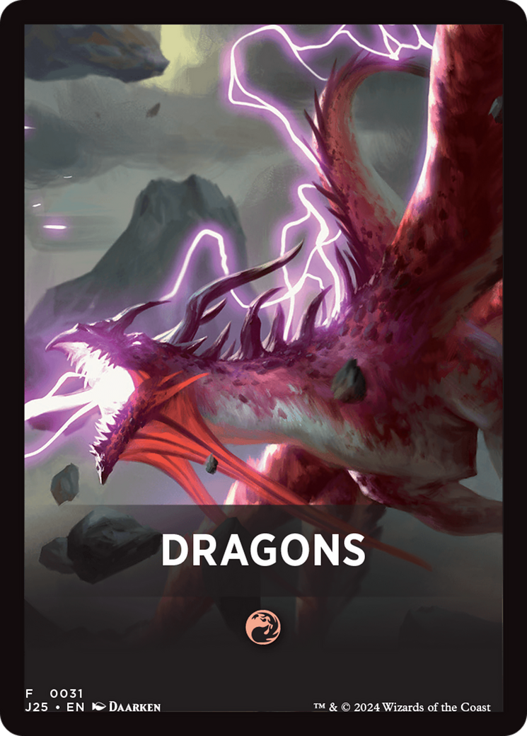 Dragons Theme Card [Foundations Jumpstart Front Cards] | Good Games Modbury