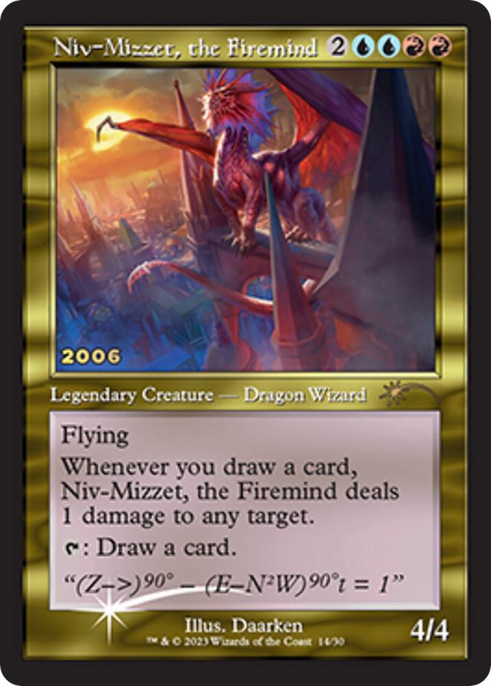 Niv Mizzet the Firemind 14 (30th Anniversary Promos)  - Foil | Good Games Modbury