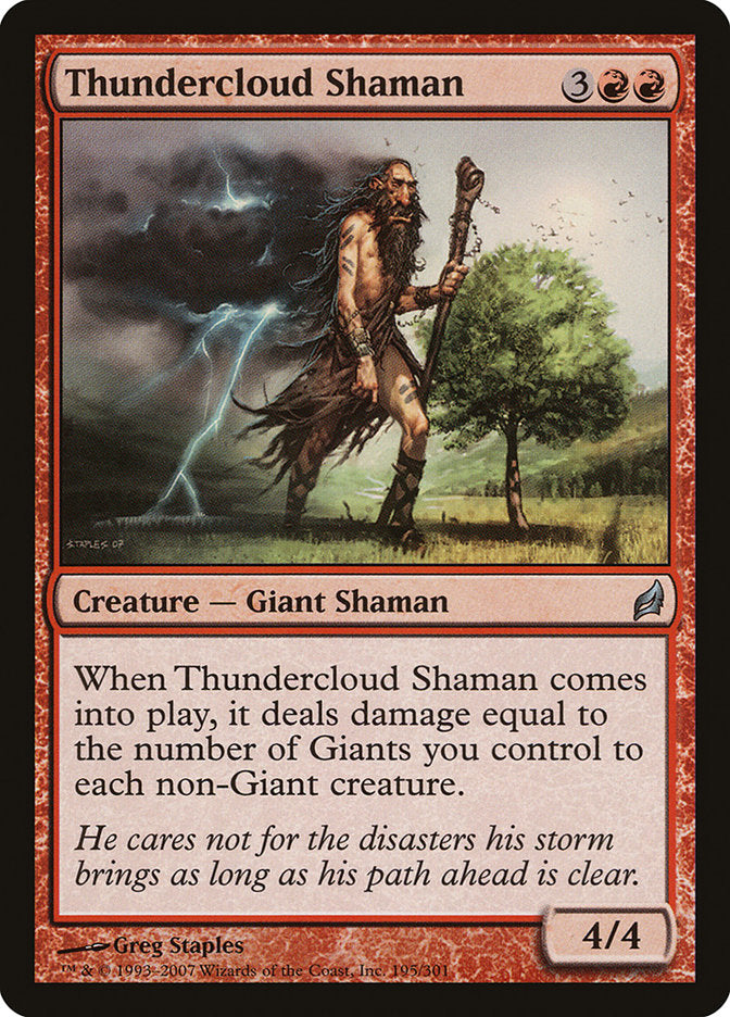 Thundercloud Shaman [Lorwyn] | Good Games Modbury