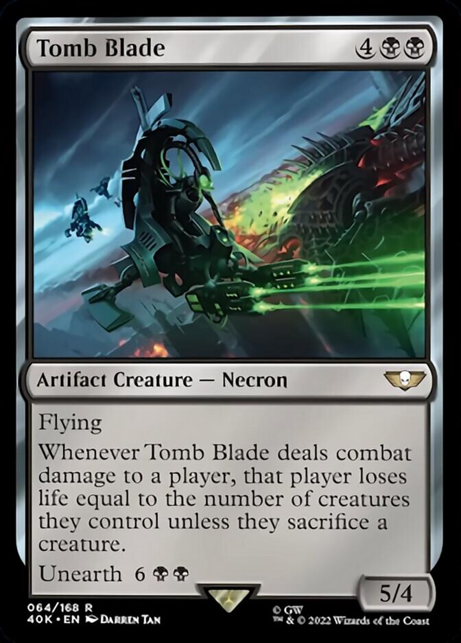 Tomb Blade (Surge Foil) [Universes Beyond: Warhammer 40,000] | Good Games Modbury
