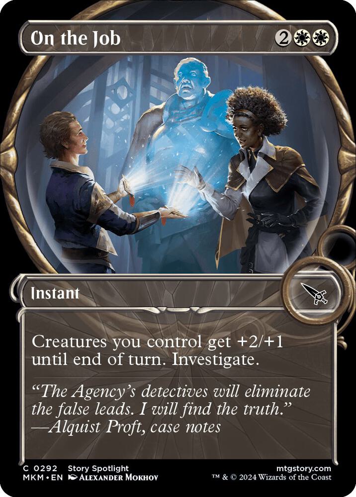 On the Job 292/286 (Murders at Karlov Manor)  - Showcase Foil | Good Games Modbury