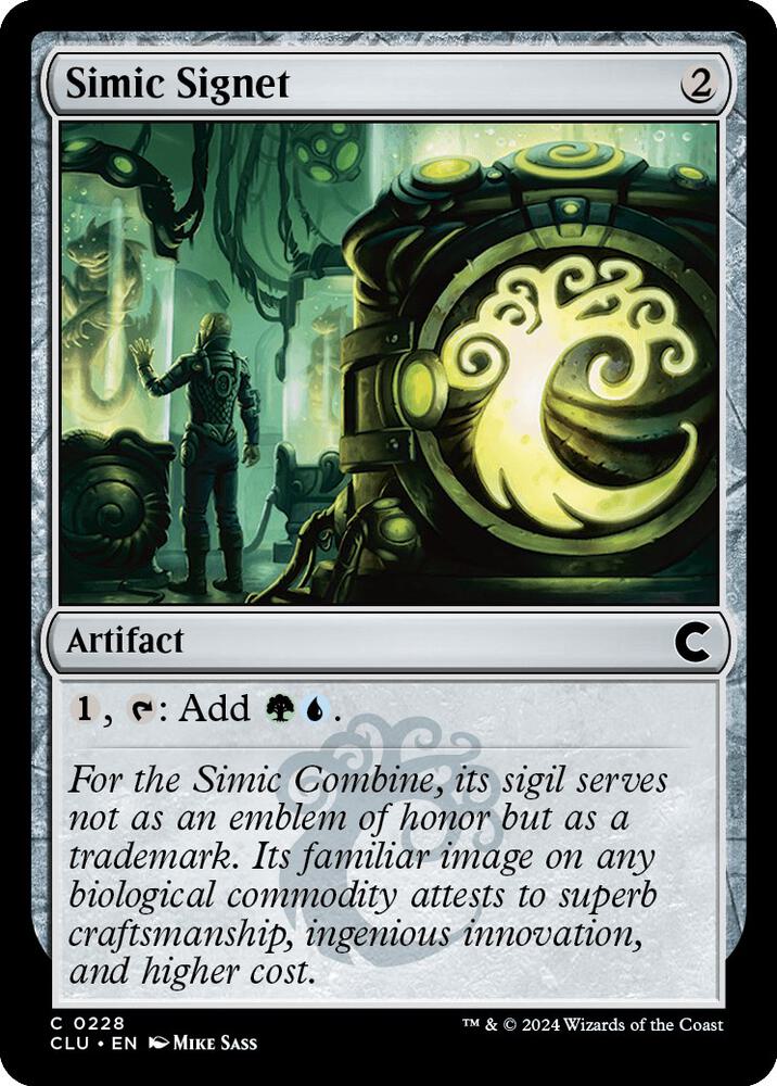Simic Signet 228/284 (Ravnica: Clue Edition)  | Good Games Modbury
