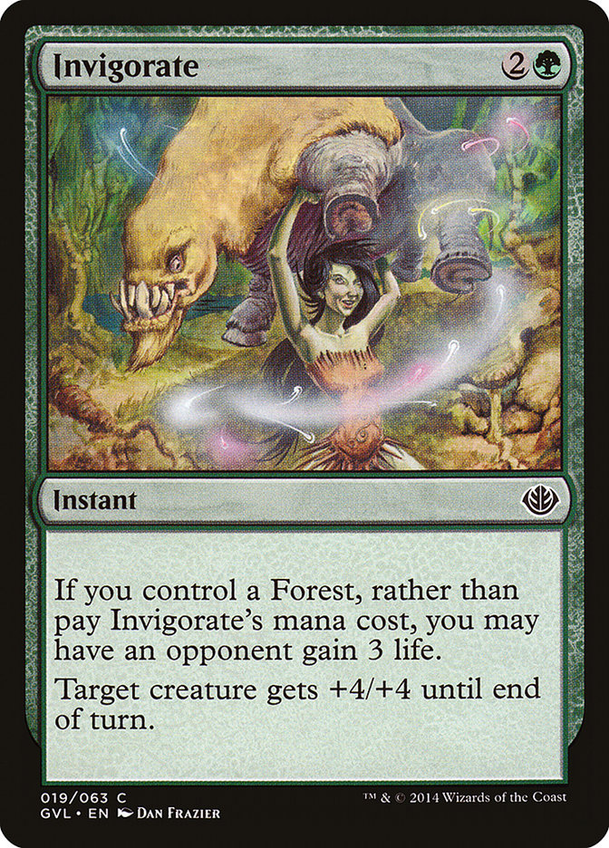 Invigorate (Garruk vs. Liliana) [Duel Decks Anthology] | Good Games Modbury