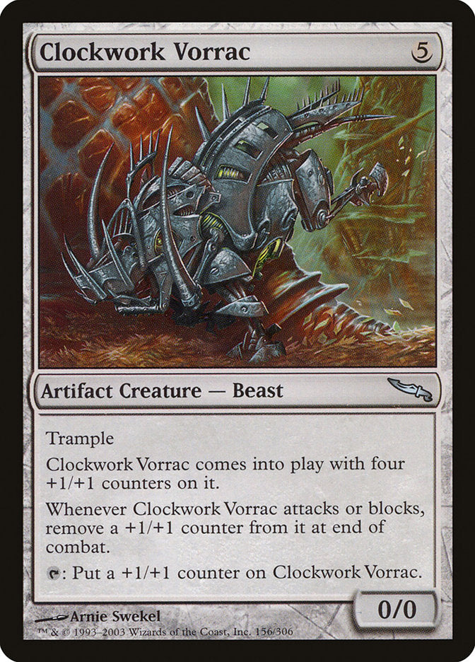 Clockwork Vorrac 156/306 (Mirrodin)  | Good Games Modbury