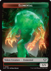 Beast (0006) // Elemental (0008) Double-Sided Token [Edge of Eternities Tokens] | Good Games Modbury