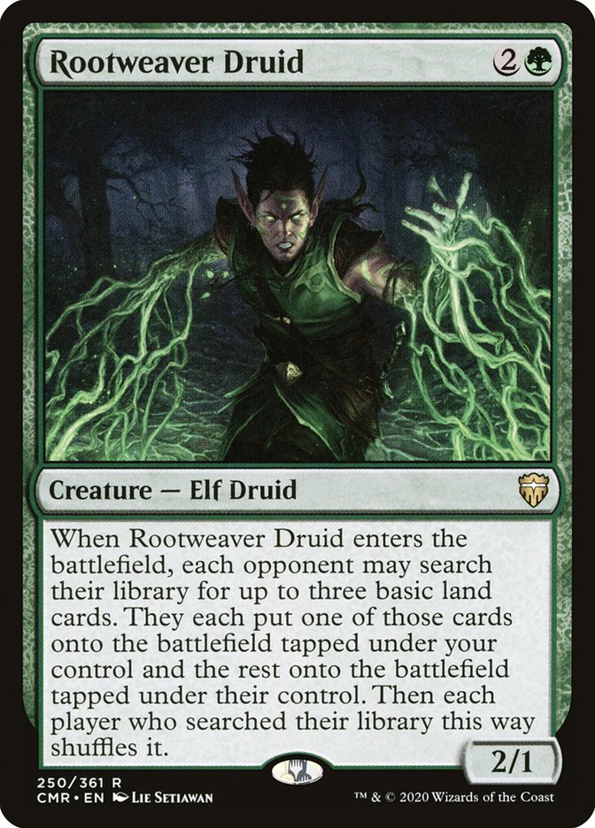 Rootweaver Druid 250/361 (Commander Legends)  | Good Games Modbury