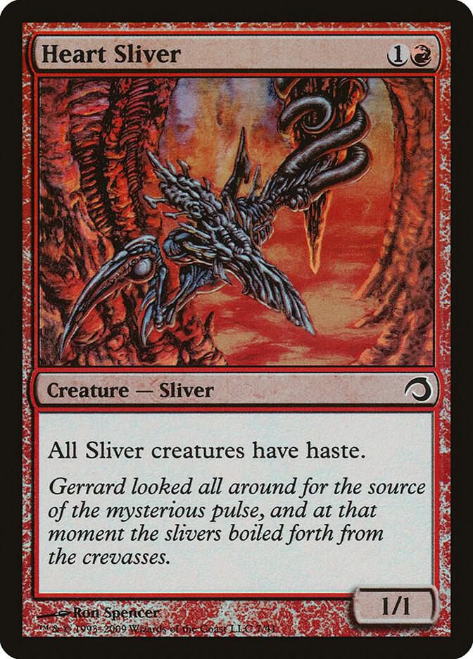 Heart Sliver 7/41 (Premium Deck Series: Slivers)  - Foil | Good Games Modbury
