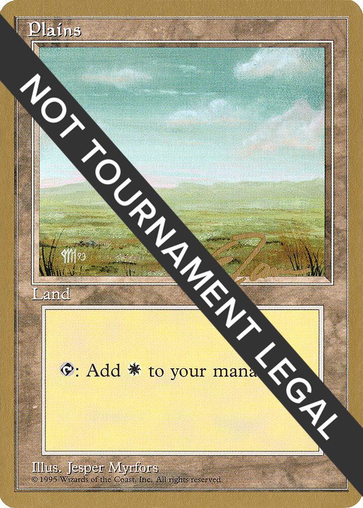 Plains C 1996 Eric Tam 4ED et366/308 (World Championship Decks)  | Good Games Modbury