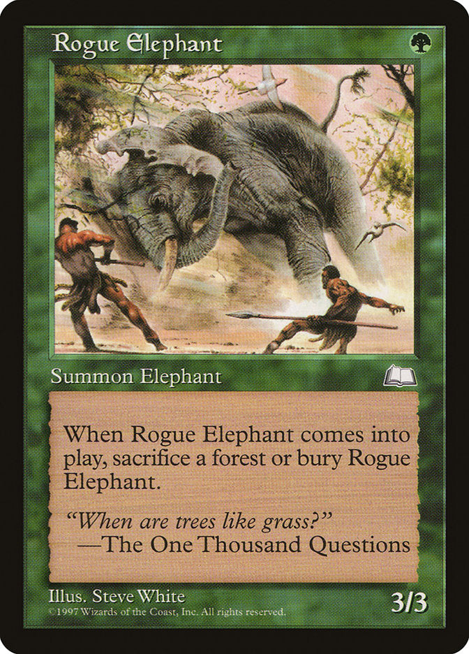 Rogue Elephant 139/167 (Weatherlight)  | Good Games Modbury