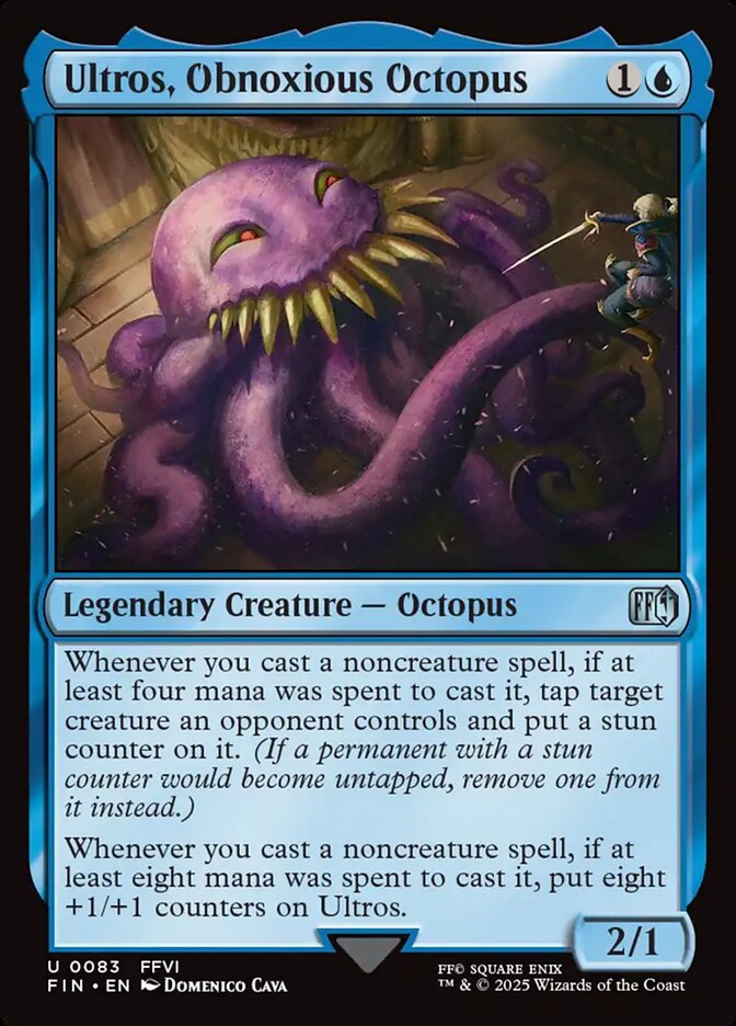 Ultros, Obnoxious Octopus 83/309 (FINAL FANTASY)  - Foil | Good Games Modbury