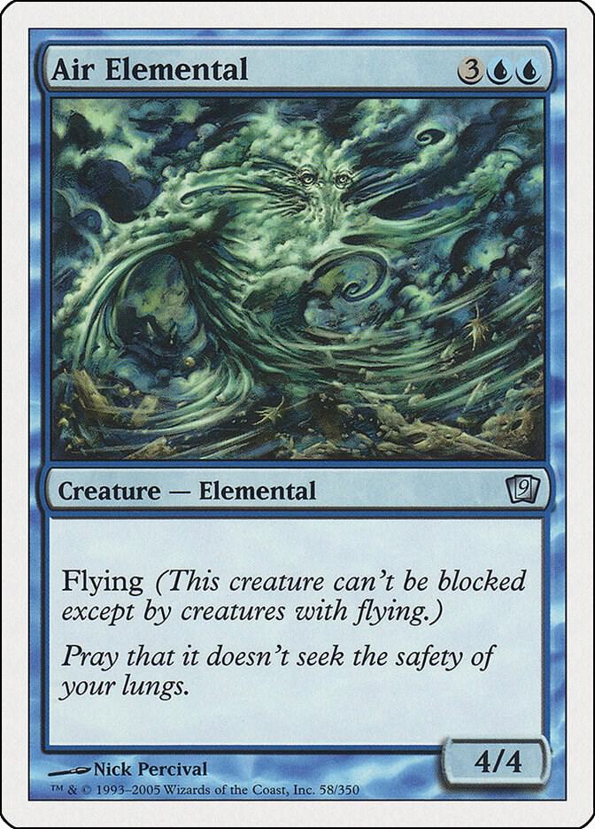 Air Elemental 58/350 (9th Edition)  | Good Games Modbury