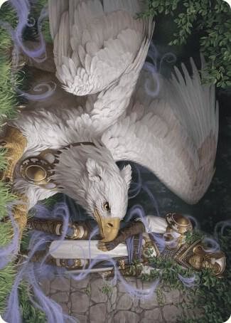 Dutiful Griffin Art Card 3 (Art Series: Wilds of Eldraine)  | Good Games Modbury