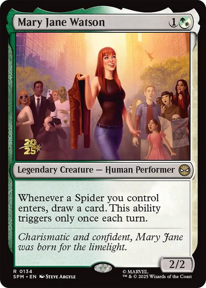 Mary Jane Watson 134s/73 (Prerelease Cards)  - Foil | Good Games Modbury