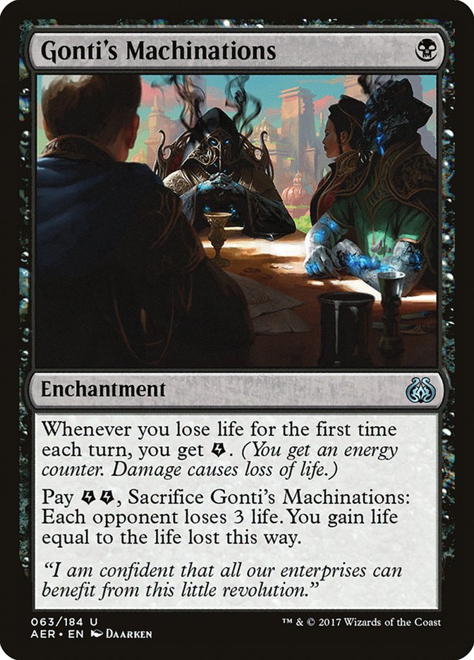 Gonti's Machinations 63/184 (Aether Revolt)  - Foil | Good Games Modbury