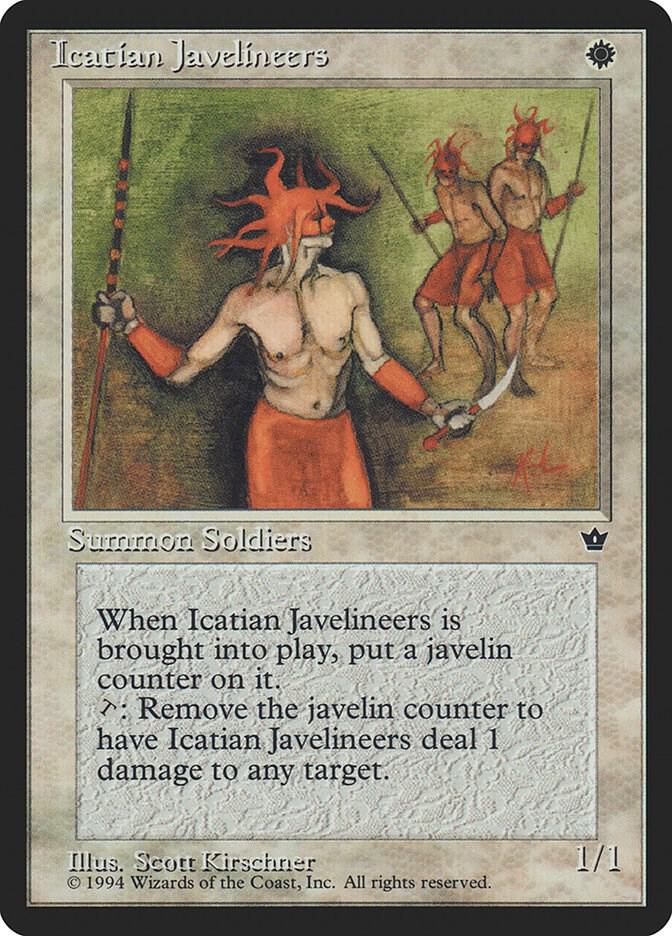 Icatian Javelineers 8c/187 (Fallen Empires)  | Good Games Modbury