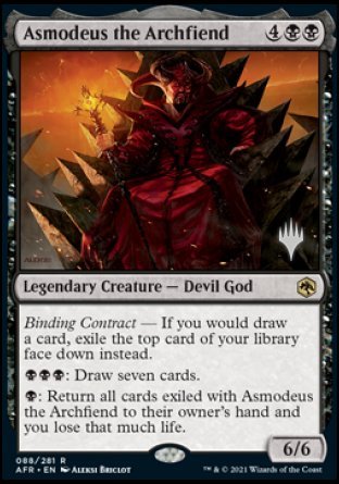 Asmodeus the Archfiend (Promo Pack) [Dungeons & Dragons: Adventures in the Forgotten Realms Promos] | Good Games Modbury