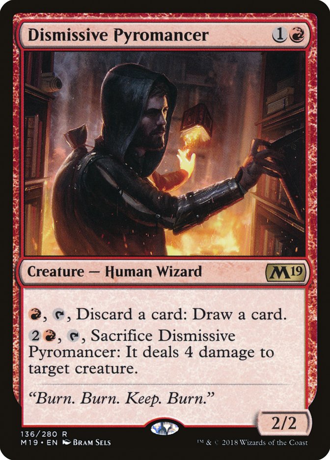 Dismissive Pyromancer 136/280 (Core Set 2019)  | Good Games Modbury
