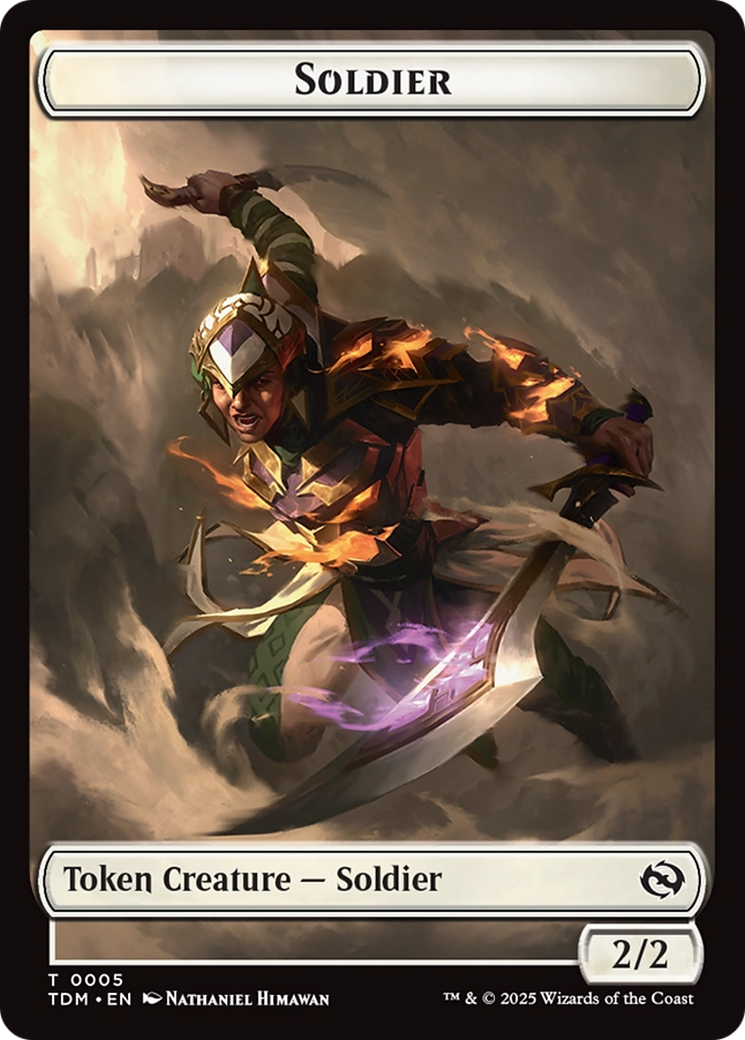 Goblin // Solider (0004) Double-Sided Token [Tarkir: Dragonstorm Commander Tokens] | Good Games Modbury