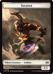 Solider (0004) // Solidier (0005) Double-Sided Token [Tarkir: Dragonstorm Tokens] | Good Games Modbury