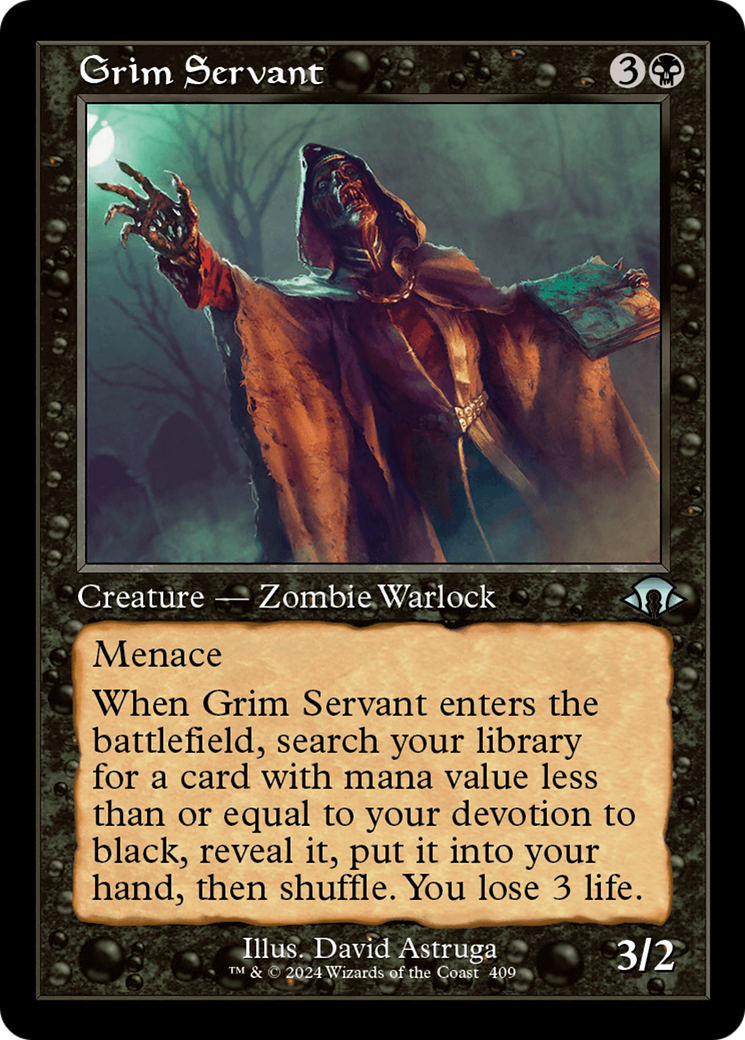 Grim Servant (Retro) [Modern Horizons 3] | Good Games Modbury