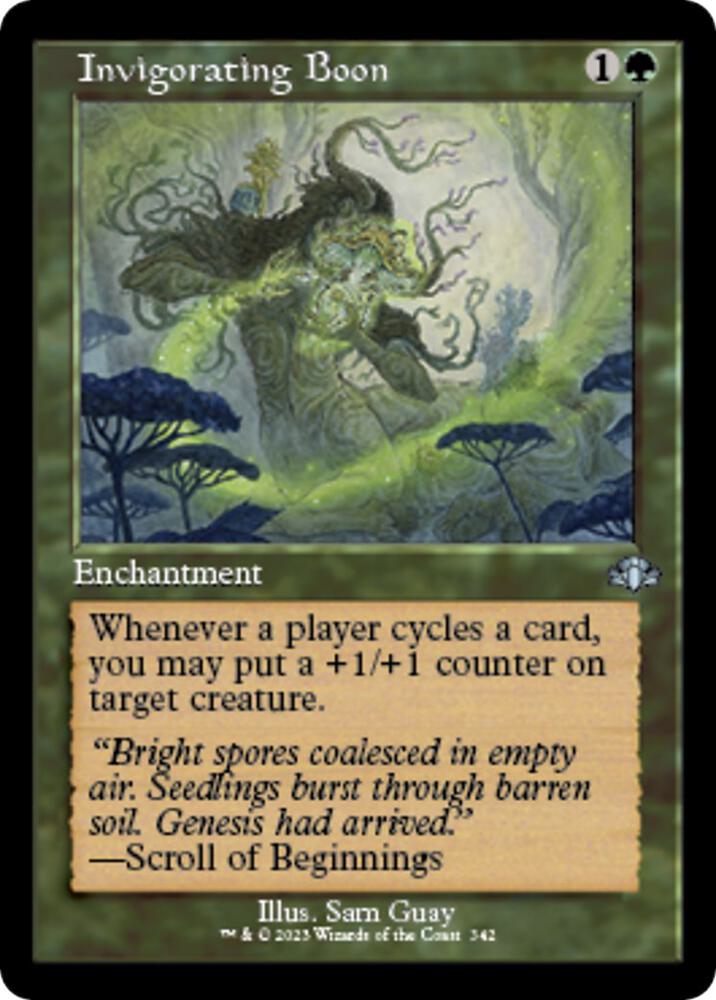 Invigorating Boon Retro Frame 342/261 (Dominaria Remastered)  - Foil | Good Games Modbury