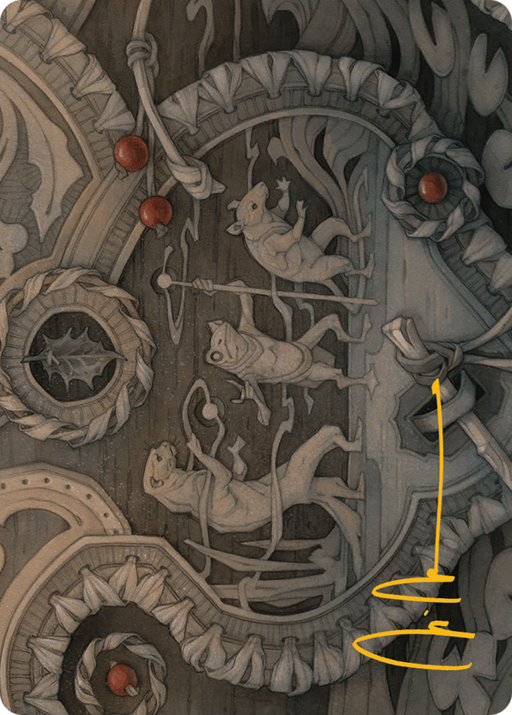 Season of Weaving Art Card (Gold-Stamped Signature) [Bloomburrow Art Series] | Good Games Modbury