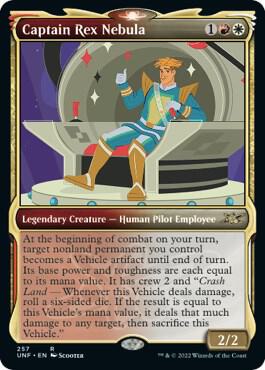 Captain Rex Nebula Showcase 257/244 (Unfinity)  - Foil | Good Games Modbury