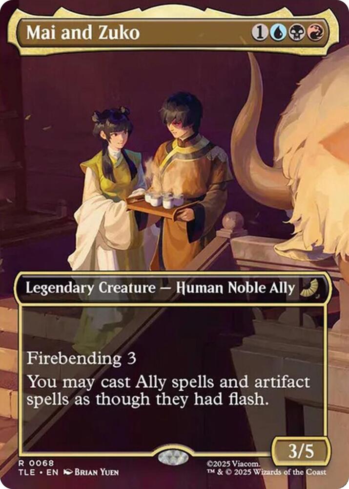 Mai and Zuko  68/317 (Avatar: The Last Airbender: Eternal-Legal)  - Borderless Foil | Good Games Modbury