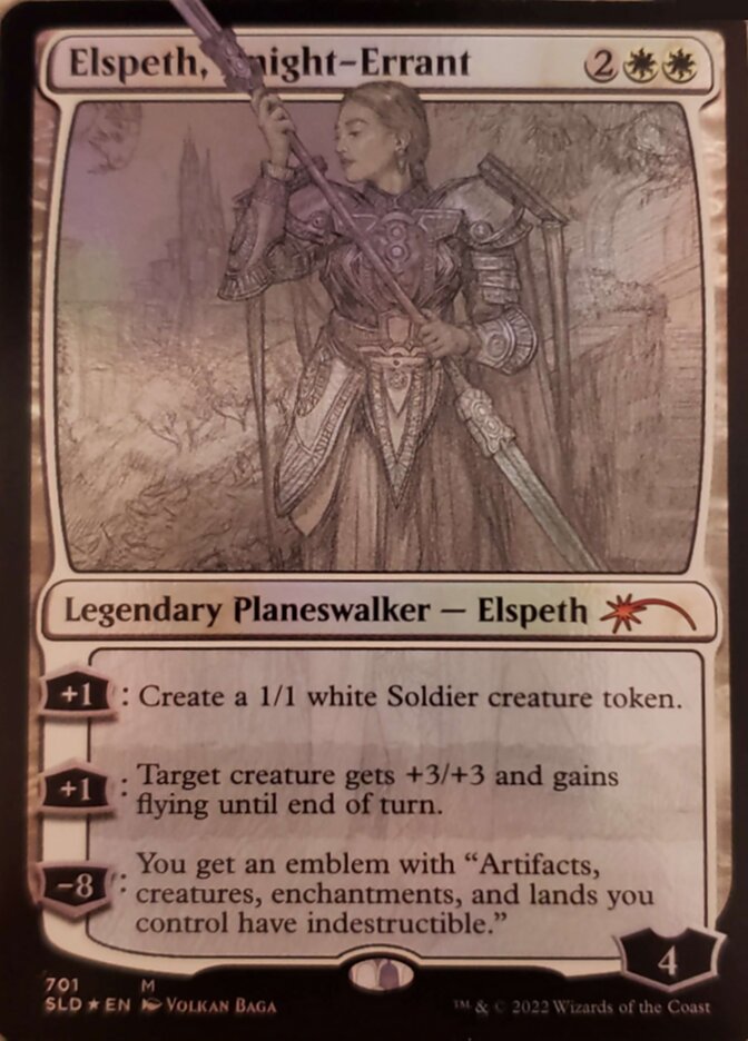 Elspeth, Knight-Errant (Sketch) [Secret Lair Drop Promos] | Good Games Modbury