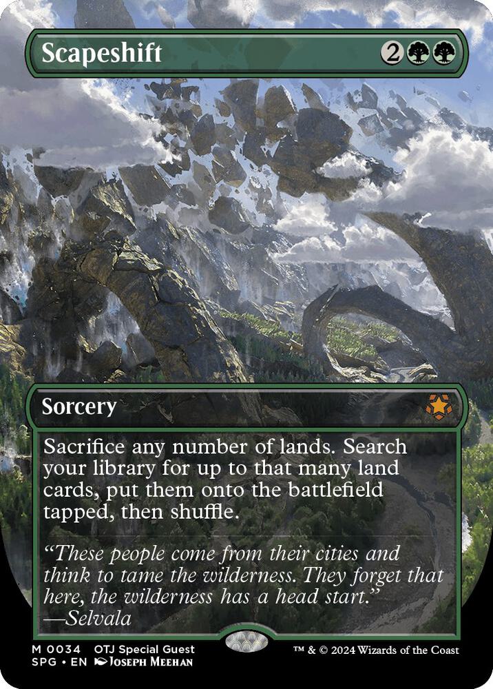 Scapeshift 34/0 (Special Guests)  - Borderless Foil | Good Games Modbury